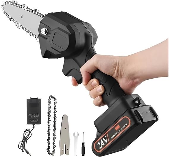 MINI MOTOSIERRA CUT + JUEGO DE RACHES